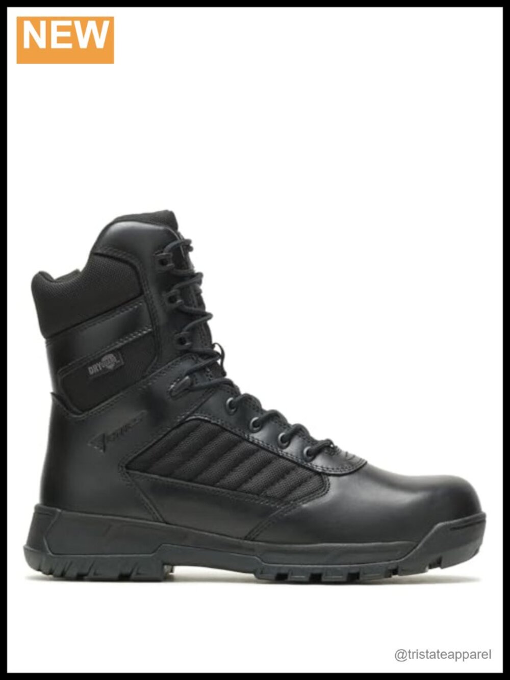 Waterproof Tactical Leather Side Zip Work Boots